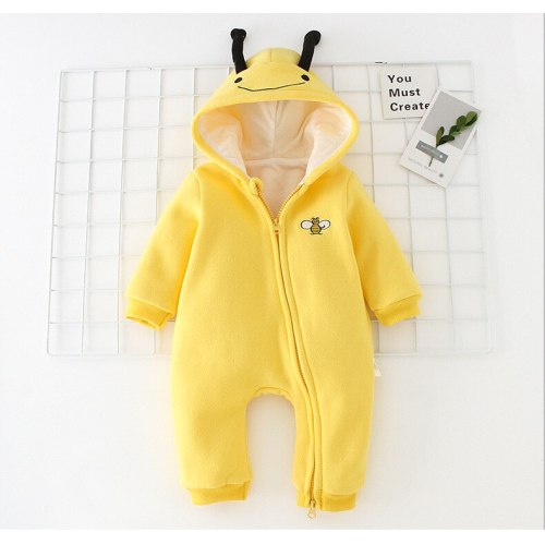 Newborn baby clothes of infant jumpsuit baby romper with  cotton knitted baby romper winter clothes