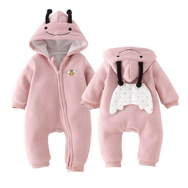 Newborn baby clothes of infant jumpsuit baby romper with  cotton knitted baby romper winter clothes
