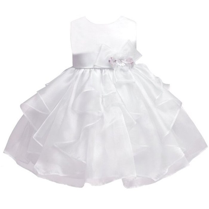 Baby Girls Clothes Infant Newborn Baptism Princess Dress  Kids Baby Party Wedding Dress