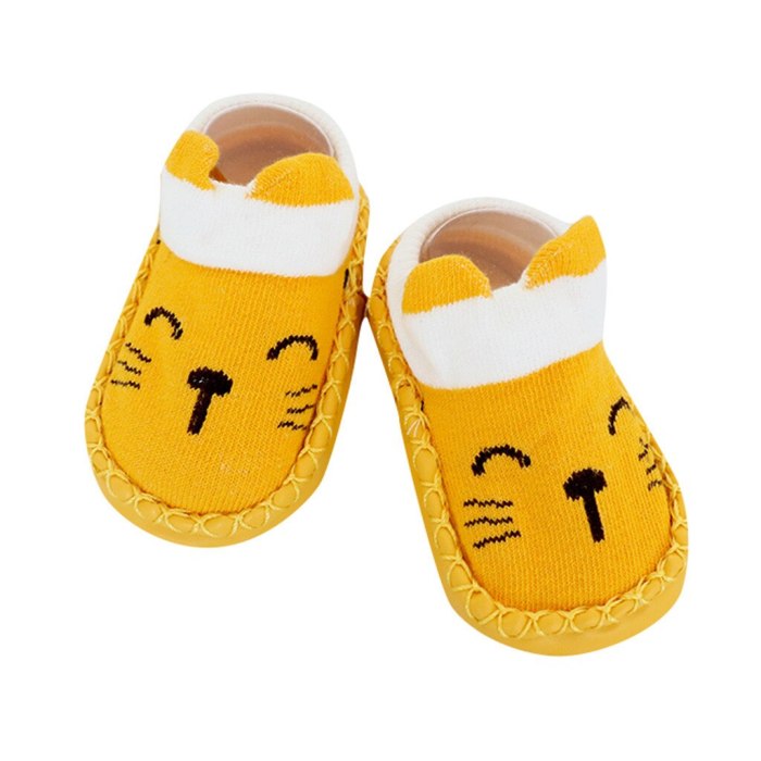 Cartoon Newborn Shoes Baby Schoenen Toddler Girls Boys Anti-Slip Socks Slipper Shoes