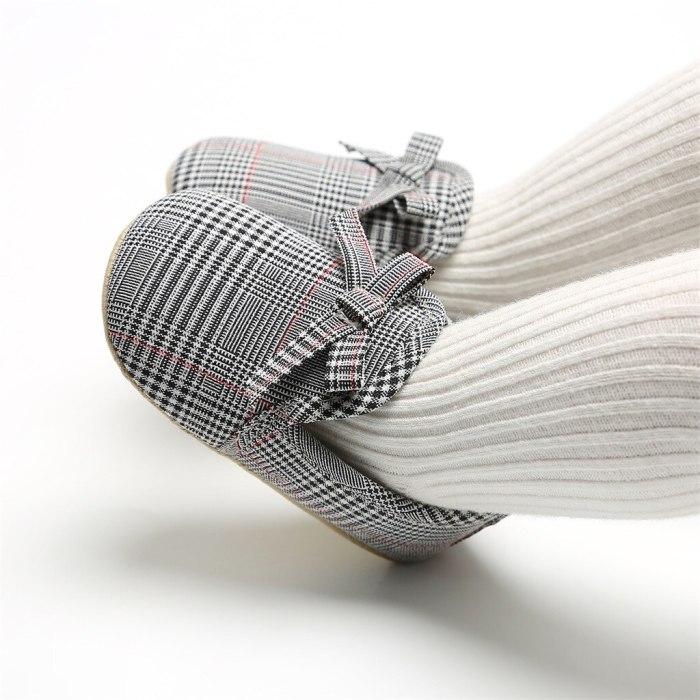 Lattice Baby First Walk Shoes Kid Girls Bow Knot Toddler Casual Shoes Baby Schoenen Soft Sole Infant Shoes