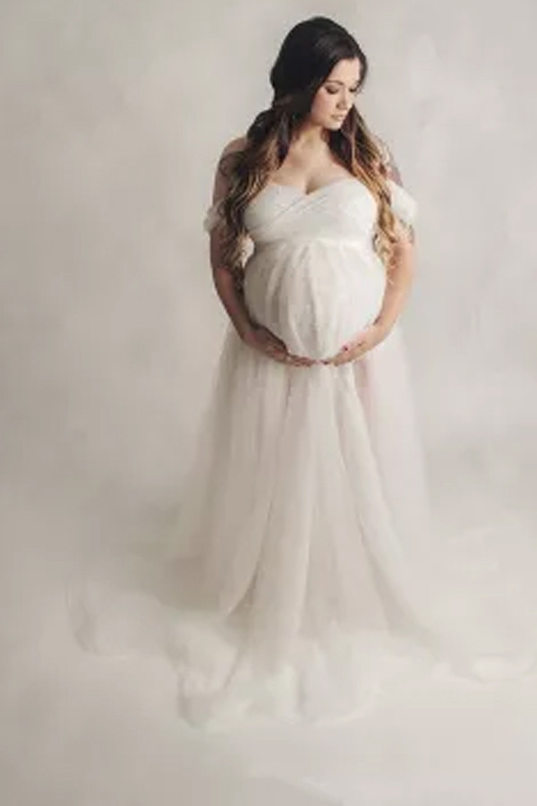 Maternity  Photoshoot Gowns Bodysuits and Tulle Dress