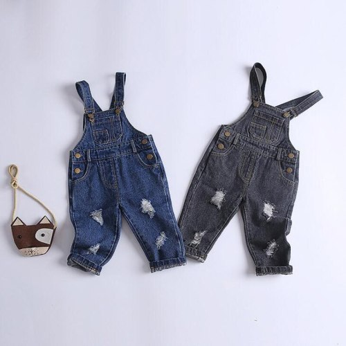 Baby Overalls boys girls denim pants infant pants trousers spring autumn kids jeans for 0-4 years children's denim overalls