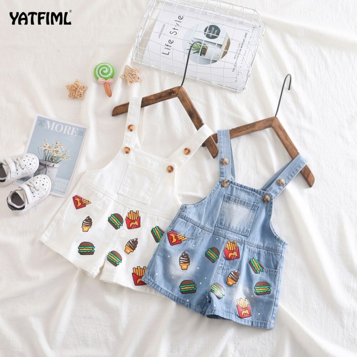 Baby Pants Boys Girls play Jumpsuit Jeans Denim  Overoles Kids Summer  Cute Overalls Pants For Kids Baby Trousers