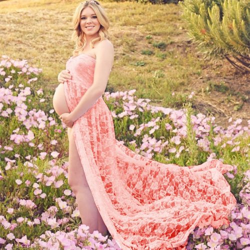 Maternity Lace Photography Props Dresses For Pregnant Women Pregnancy Clothes Maternity Dresses