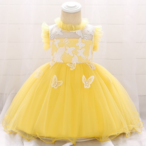 Summer Dress  Girl Birthday Dress For Baby Girl Clothing Party Wedding Dresses Lace Princess Dress