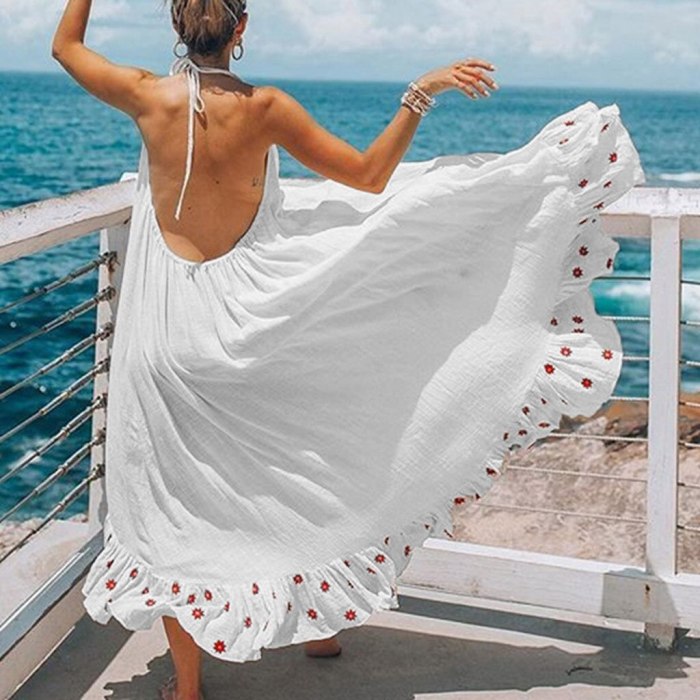 Maternity Dresses Women Pregnant Strap Backless Photography Dress Print Beach Pregnancy Dress for photo shoot #42