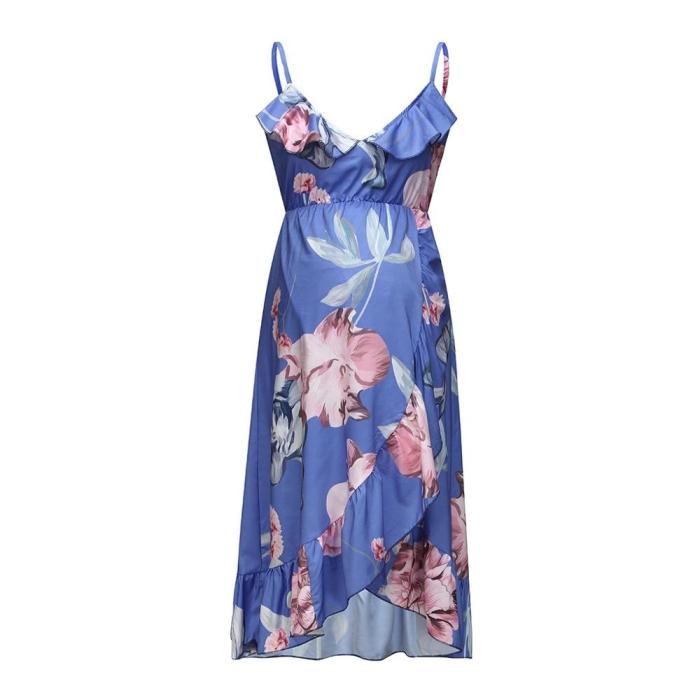 Maternity Dresses Maternity Clothes Pregnancy Dress Pregnant Dress Casual Floral Falbala Pregnants Dress Comfortable Sundress