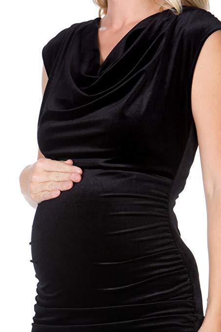 Maternity Sexy Mini Dress For Photo Shoot Solid Slim Sleeveless Dresses Fashion Cotton Pregnancy Dresses Comfy Pregnant Clothing