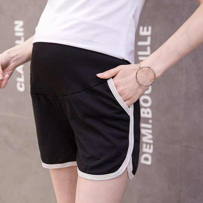 2021 Summer New Paternity Pants Can be adjusted Pocket Fashion Cotton Pregnant Pants pregnant Sweatpants P03002