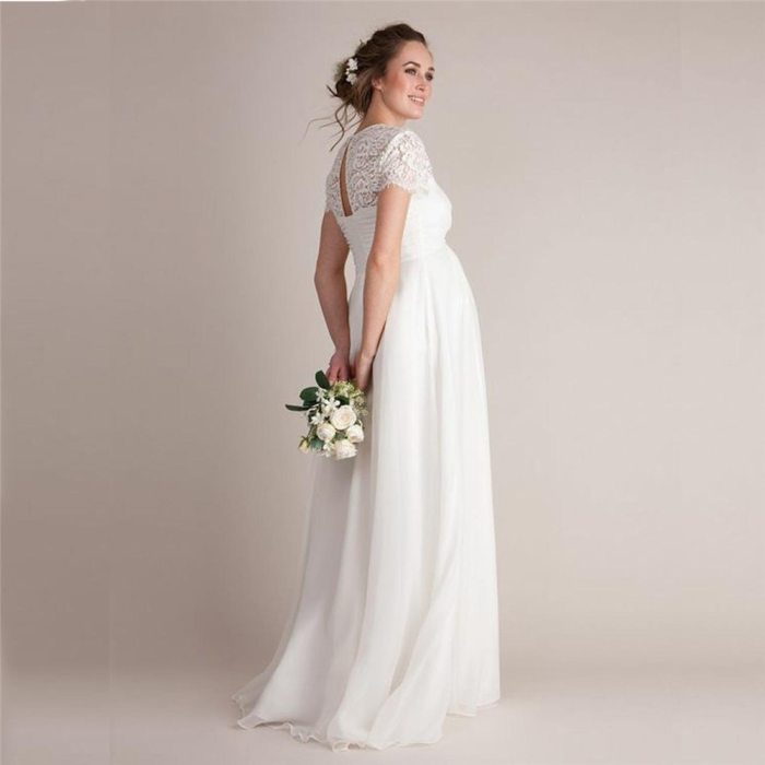 Elegence Lace Maternity Photo Dress Sexy Fancy Pregnancy Dresses Photography Props Maxi Gown Clothes For Pregnant Women Shooting