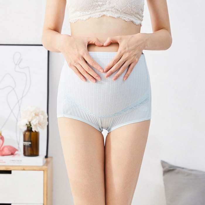 Adjustable Belly Maternity Panties for Pregnant Women Panties High Waist Breathable Plus Size Cotton Women Panties Pregnancy