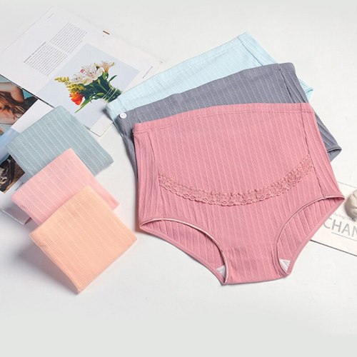 Adjustable Belly Maternity Panties for Pregnant Women Panties High Waist Breathable Plus Size Cotton Women Panties Pregnancy