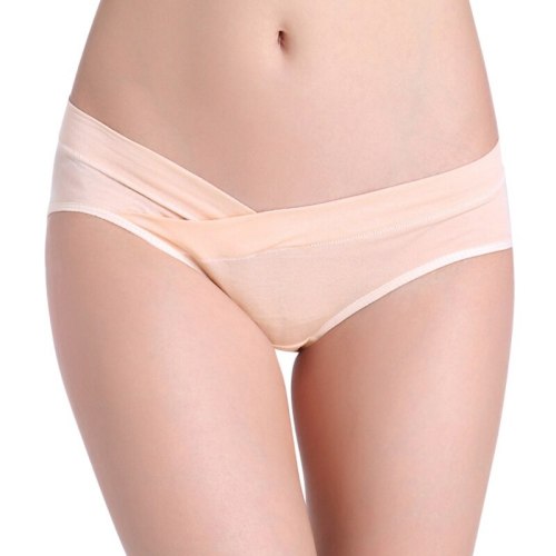 Cotton Maternity Underwear U-Shaped Low Waist Pregnancy Briefs For Pregnant women Plus size Panties Clothes YRD