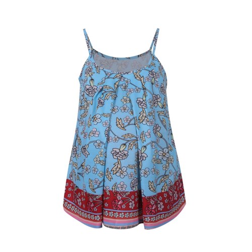 Maternity Clothes Summer Pregnant Vest Breastfeeding Floral Printing Suspenders Nursing Clothes Pregnancy Clothing
