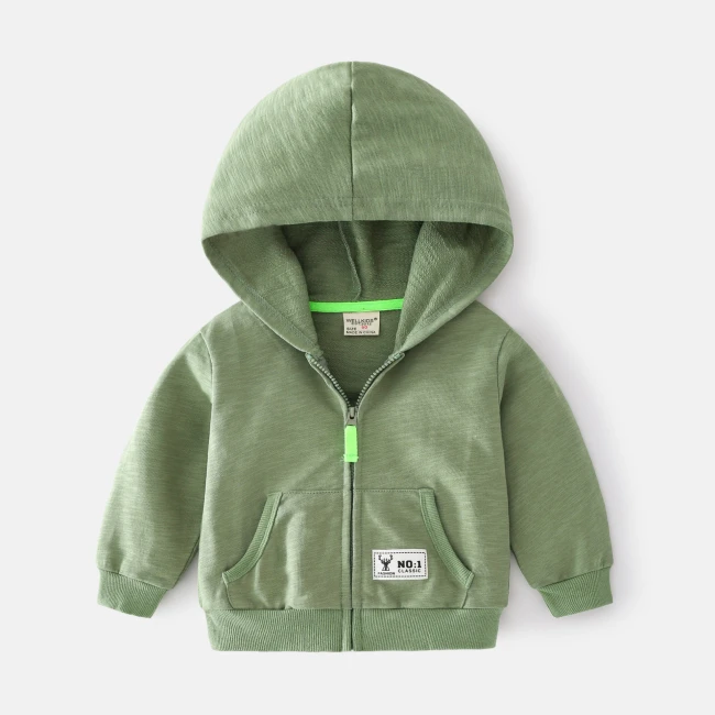 2021 Hooded Baby Boys Clothes Coat For Children's Clothing Autumn Casual Kids Jacket 2-6 Years Sports Jacket For Boy Costume