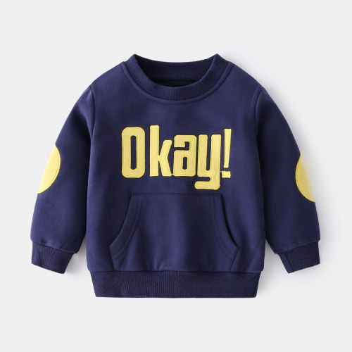 2021 Long Sleeves Pullover For Kids Clothing Boys Sweatshirt Autumn Children's Clothing From 2 To 6 Years 2021 Baby Boys Top