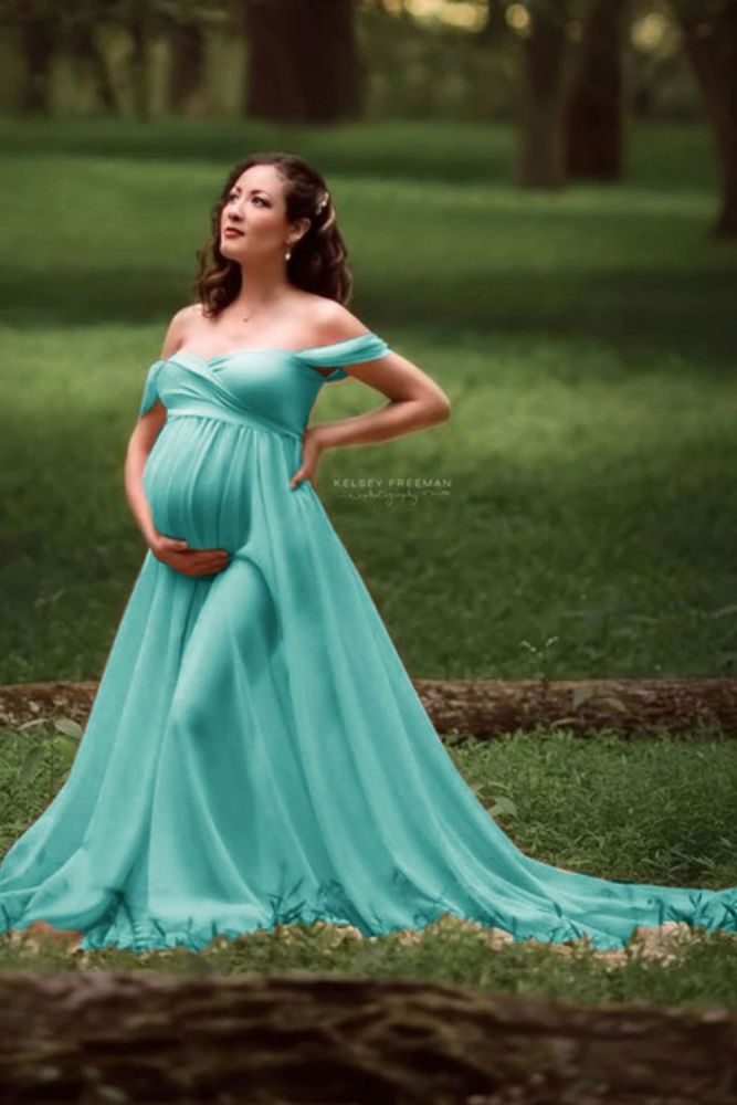 Maternity Casual Pure Color Dress