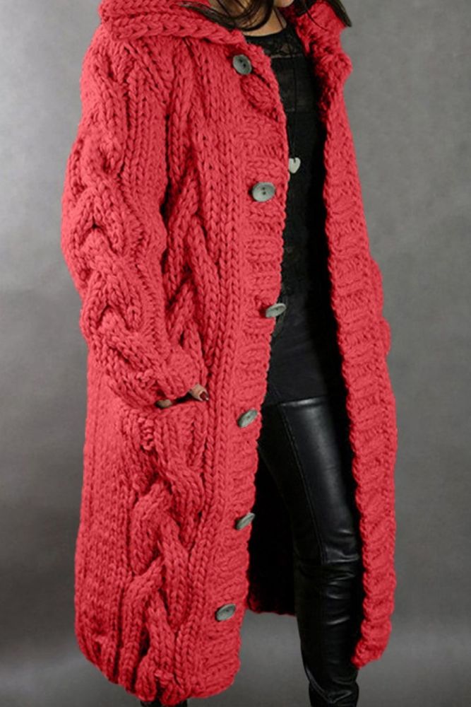 Vintage Winter Maternity Sweater Cardigan Twist Plus Size 5XL Oversized Knitted Coat Female Long Cardigans Fashion Jackets New