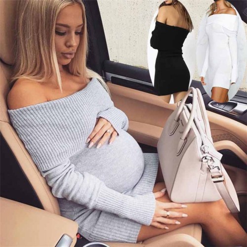 Winter Maternity Sweaters Autumn Female Sweater for Pregnant Women Clothes Pullover Loose Sweaters Winter Casual Lady Pullovers