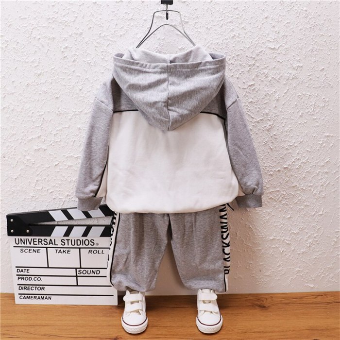 0-8 years Spring Autumn Boy Clothing Set 2021 New Casual Fashion Active Hooded Top+ Pant Kid Children Baby Toddler Boy Clothing