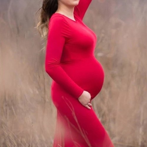 2021 Maternity Dresses For Photo Shoot Summer Maternity long Dresses Sexy Long Sleeve Pregnancy Dress For Pregnant Woman Clothes