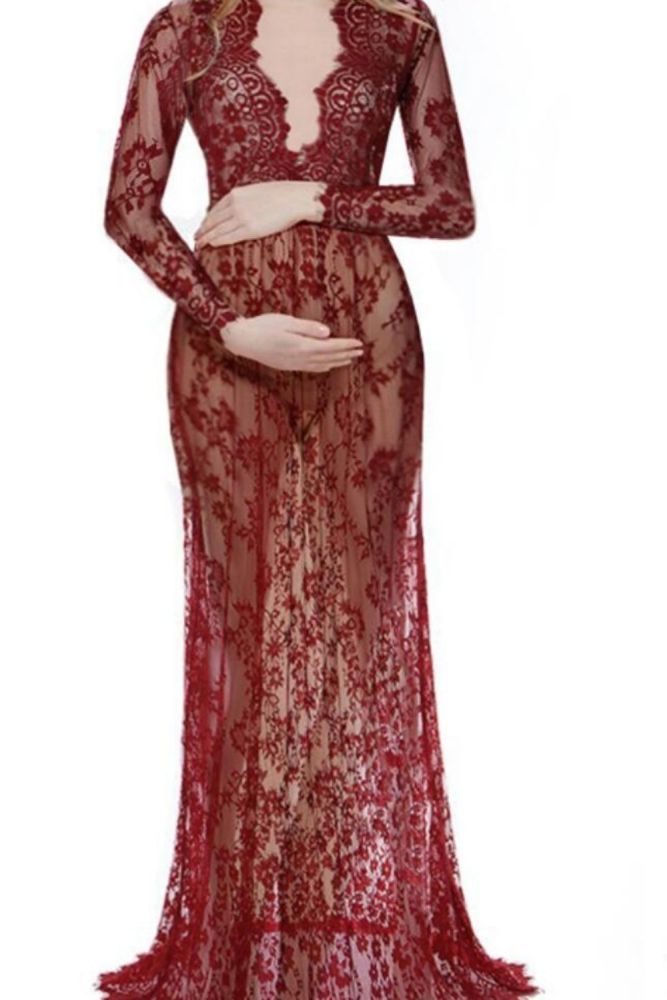 Sexy White Dresses For Maternity Summer 2021 Pregnant Women Lace Dresses For Photo Shoot Female Pregnancy Photographing Clothing