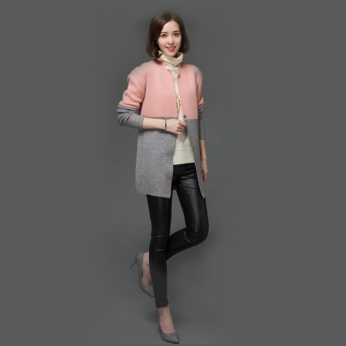 Autumn women's knitted sweater windbreaker Korean Slim long-sleeved ladies cardigan sweater jacket women's trade wholesale