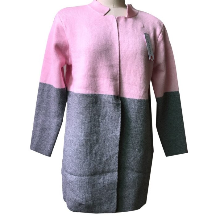 Autumn women's knitted sweater windbreaker Korean Slim long-sleeved ladies cardigan sweater jacket women's trade wholesale