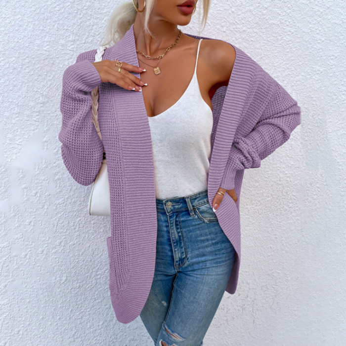 Korean Style Clothes Sweater Winter Pocket Knit Cardigan Jacket Women Vintage Cardigan Tops 2021 Sweaters for Women Fashion