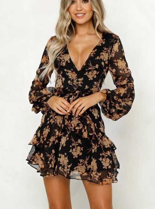 Maternity Women's  Printed High-Rise Chiffon Dress
