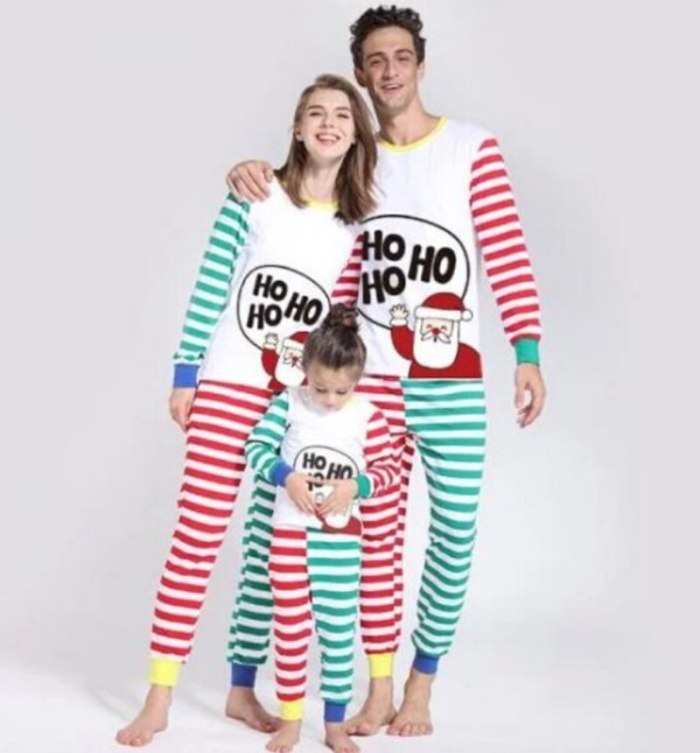 Christmas Family Matching Clothes Set Mother Daughter Matching Clothing Father Daughter Outfits Family  Casual Sleepwear