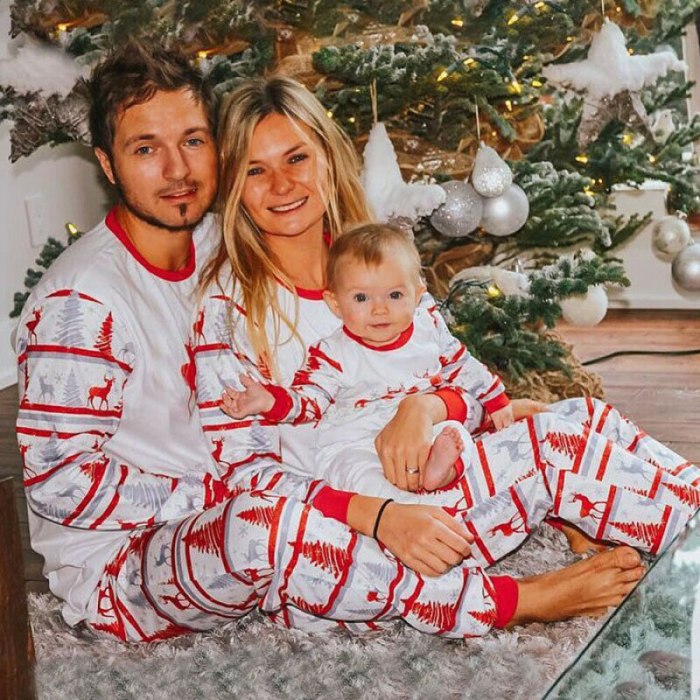 Christmas Family Matching Pyjamas Set Xmas Santa Adult Men Women Kid Baby Sleepwear Nightwear New Year Parent-child Family Look