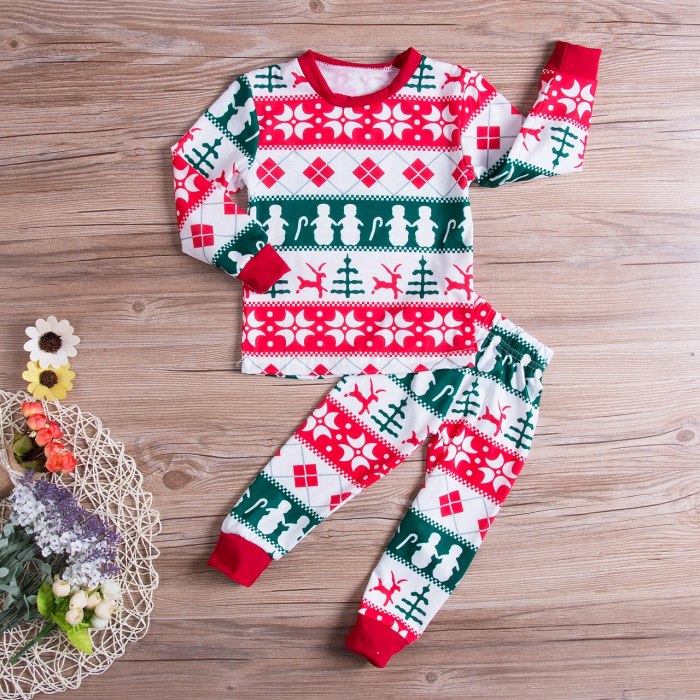 Family Matching Christmas  Set Womens Mens  Kids Sleepwear Nightwear