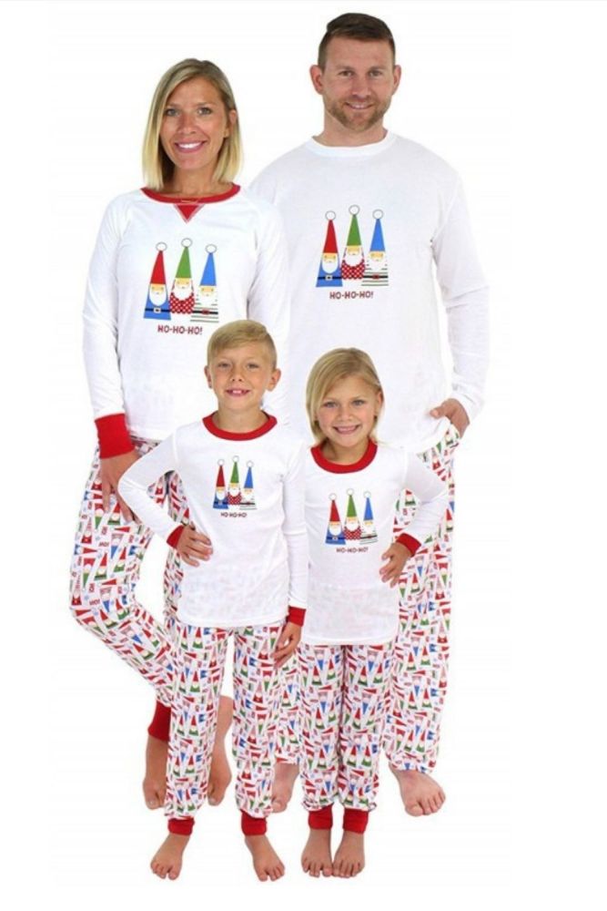 Matching Family Christmas Pajamas - Personalized, Papa Mama Kids Santa Family Matching Christmas Pajamas Sets for The Family