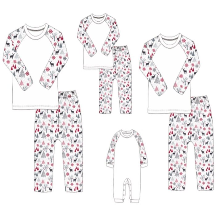 Kids Tales Father Mother Children&Baby Sleepwear Christmas Pajamas Set Family Matching Outfits Xmas Mommy and Me Clothes