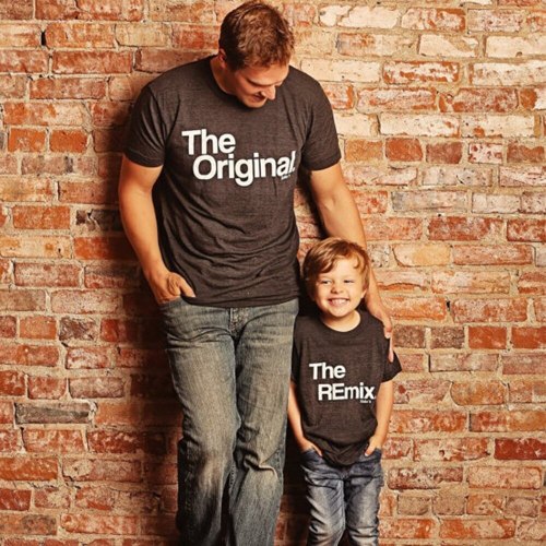 Babyinstar New Arrival Father And Son Clothes Fahion Style Cute Pattern Family T Shirt  Family Matching Outfits