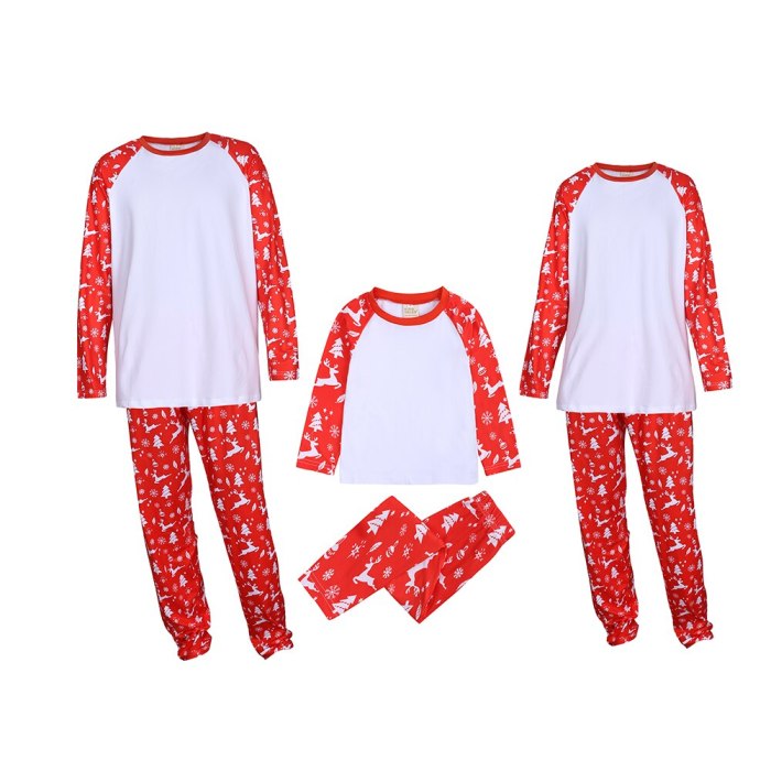 2021 Christmas Pyjamas Family Matching Long Sleeve Top+Pants Sets Cotton Deer Outfits Clothes Merry Christmas Tree Printed Suits