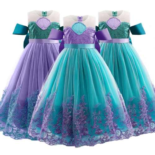 Dress Birthday Party Dresses Costume Girls Clothing Princess Dress Clothing Kids Clothes