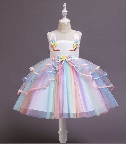 2021 Summer Sequin Big Bow Baby Girl Dress 1st Birthday Party Wedding Dress For Girl Palace Princess Evening Dresses Kid Clothes