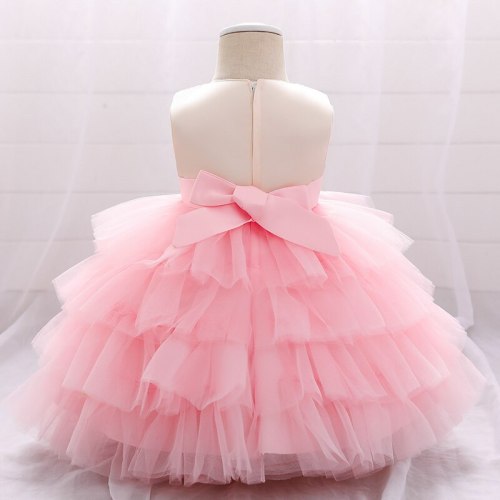 2021 Infant Vestido First Birthday Dress For Baby Girl Clothes Lace Princess Cake Dresses Baptism Tutu Dress Kids
