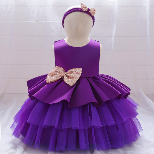Baby girl dress retro flower  elegant lace  wedding princess  girl birthday party dress girl ballet dress