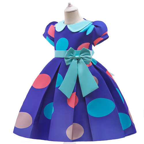 Easter Clothes 2021 New Children Clothing Little Girl Vest Dresses For Girls Princess Dresses  Printing Elegant Dresses