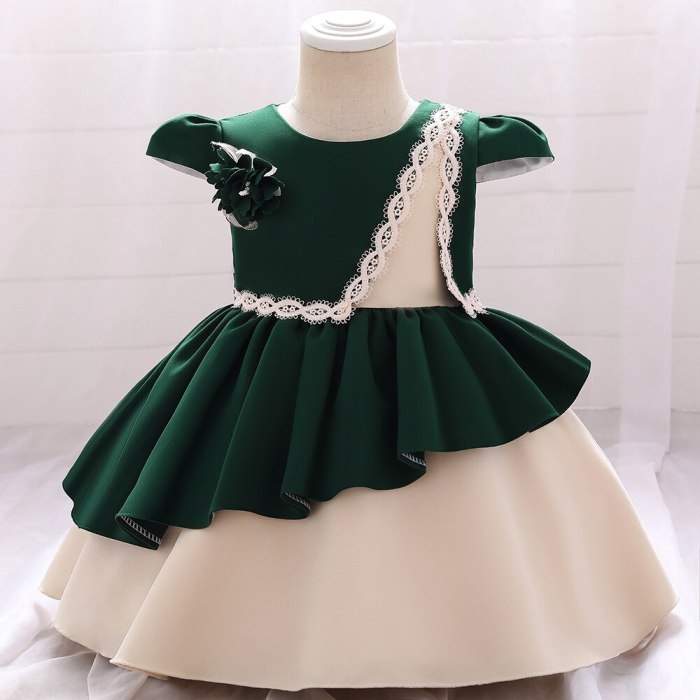 Flower Girl Dress For Wedding Party Baby Girl Birthday Outfits Elegent Embroidery Children's Girls First Communion Dresses