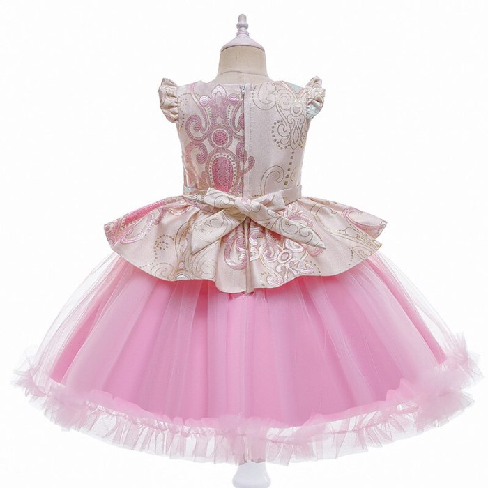 2021 3-10 Years Summer Girls Birthday Tutu Dress Kids Wedding Dresses For Children Costume Lace Princess Party Dress Girl Palace
