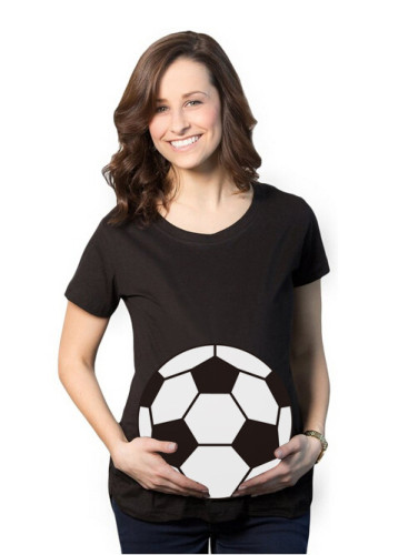 Comfortable Maternity T-shirt Pregnant Woman Tops Pregnancy long Ball T-shirt