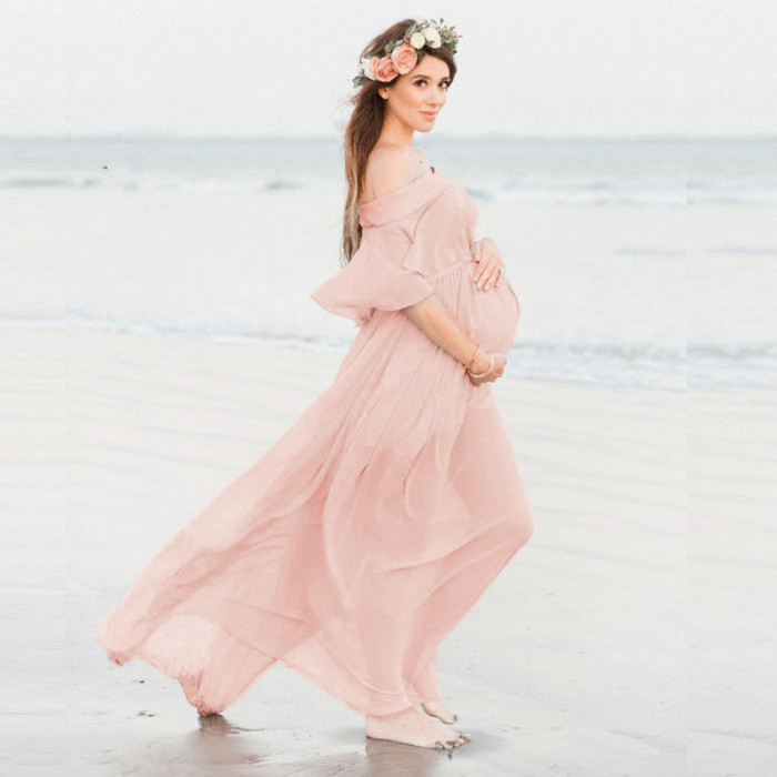 Maternity Dresses For Photo Shoot Chiffon Pregnancy Dress  Photoshoot Gowns