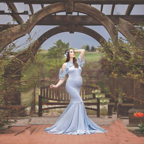 New Maternity Dress  Photoshoot Gowns