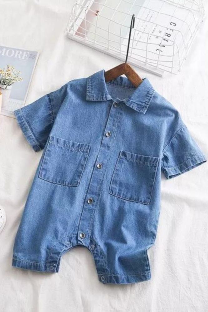 Baby Romper Summer Denim Jumpsuit Newborn Baby Clothes Unisex Baby Clothes Kids Costume For Baby Boys Clothes