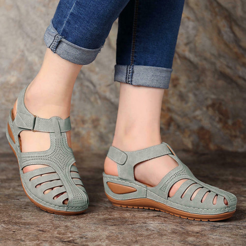 Woman Summer Vintage Wedge Sandals